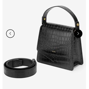 JW PEI Fae top handle and crossbody black purse